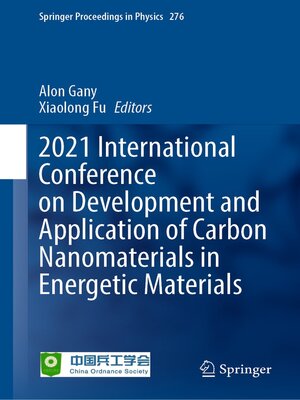 cover image of 2021 International Conference on Development and Application of Carbon Nanomaterials in Energetic Materials